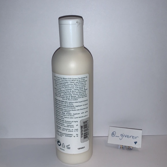 Kiehl's Bath & Body Kiehls Coriander Deluxe Hand Body Lotion Poshmark